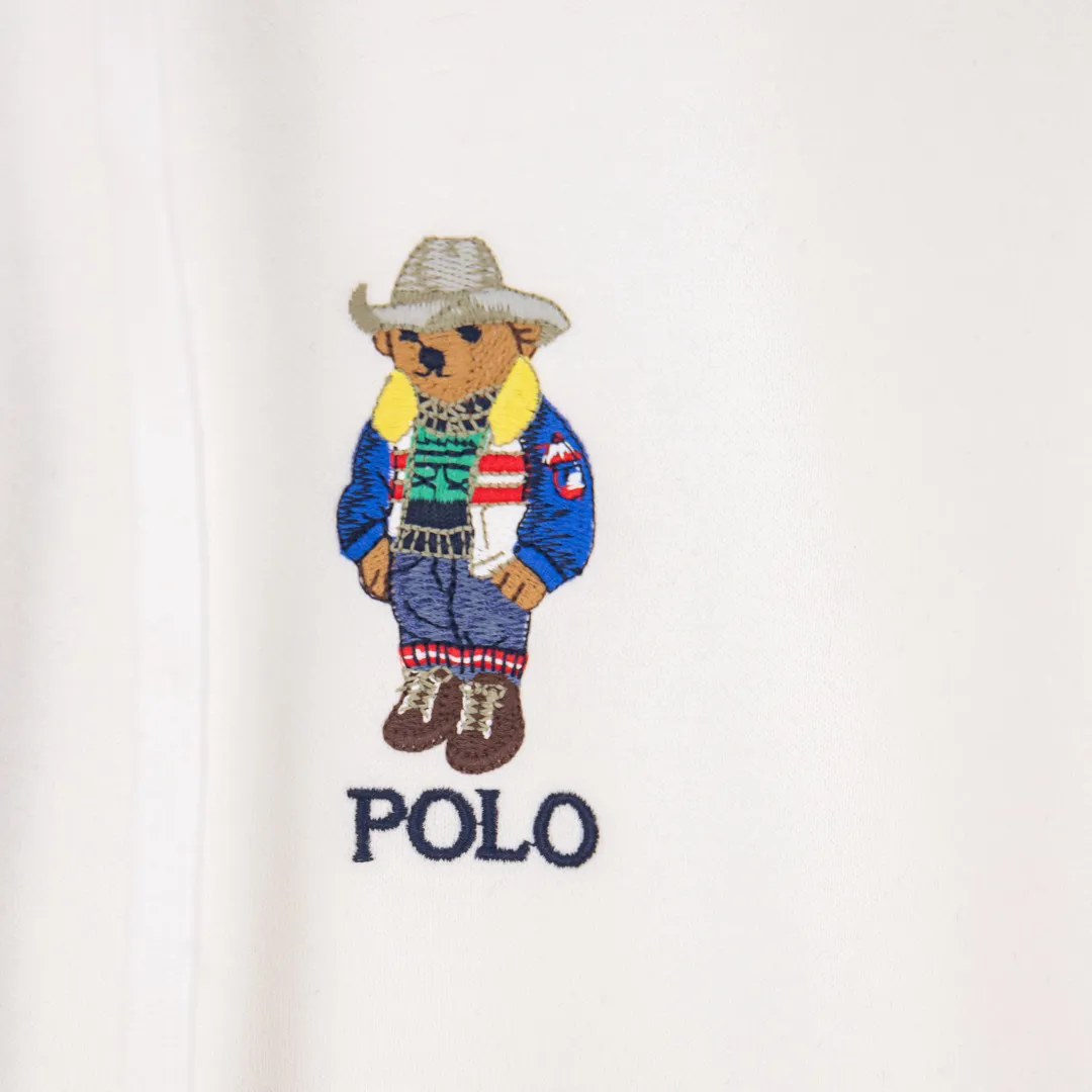 P320 zp version [exclusive supply] - Ralph Lauren/Ralph Lauren 2025AW Bear series laminated topstitch design plaid lining hooded cardigan zipper sweatshirt - original workmanship, professional four-needle six-thread topstitch design ✅ - 370g double-sided cotton heavyweight fabric on the face, contrasting color-dyed plaid lining ✅| - Highly restored custom brand zipper 0.8 pure cotton high-density hook silk hat rope ✅ - RL limited design style Precision embroidery of colorful bear logo, bright contrasting plaid hood, distinctive upper body, classic style, easy to control for both men and women, simple and clean, versatile, exposed topstitching, 0.8 cm retro primary color hook drawstring, full of details, color: white, gray, navy, size: S M L XL, number: WW10744